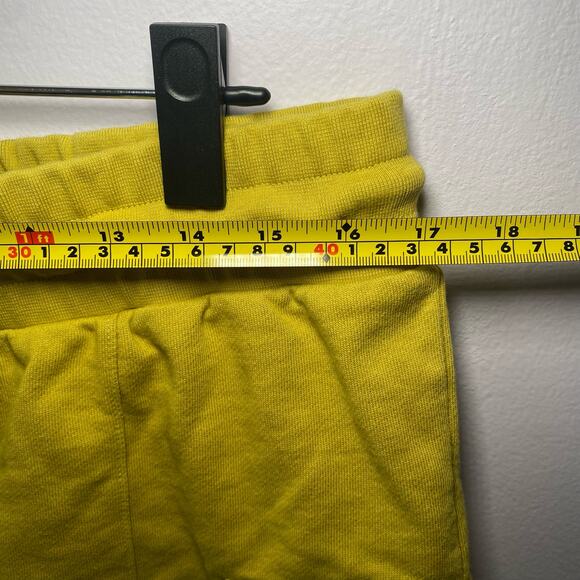 Daily Practice Anthropologie Lime Green Cropped Top Sweat Set Women's size Large - Picture 12 of 14